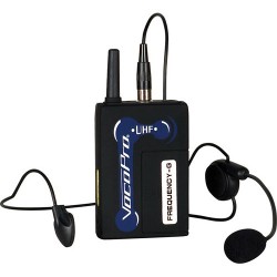 VocoPro | VocoPro UHF-BP1 Headset Microphone & Wireless Bodypack (F: 28, Light Blue)