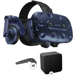 HTC | HTC Vive Pro VR Headset Kit with Two Vive Controllers & Two Base Stations