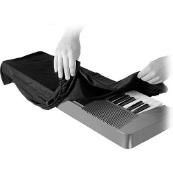 On-Stage | On-Stage Keyboard Dustcover - for 61-76 Note Keyboards (Black)