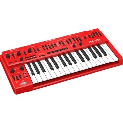 Behringer | Behringer MS-101 Analog Synthesizer with Live Performance Kit (Red)