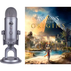 Blue Yeti USB Bundle (Cool Gray) with Assassin's Origins Included