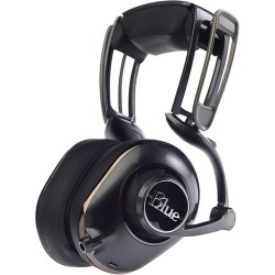 Over-ear Headphones | Blue Mix-Fi Powered High-Fidelity Headphones with Built-In Amplifier