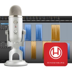 Blue | Blue Yeti Podcaster Kit with USB Microphone and Hindenburg Journalist DAW