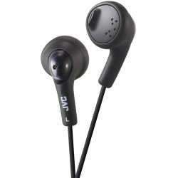 In-ear Headphones | JVC HA-F160 Gumy Earbuds (Black)