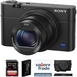 Sony Cyber-Shot DSC-RX100 IV Digital Camera Deluxe Kit