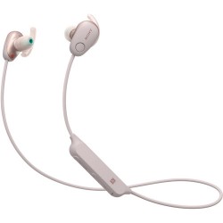 Sony WI-SP600N Wireless Noise-Canceling In-Ear Sports Headphones (Pink)