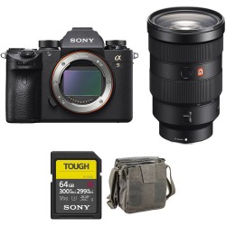 Sony Alpha a9 Mirrorless Camera with 24-70mm Lens and Accessories Kit