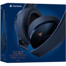 Wireless Bluetooth Kopfhörer mit Mikrofon | Sony PlayStation Gold Wireless Headset (500 Million Limited Edition)