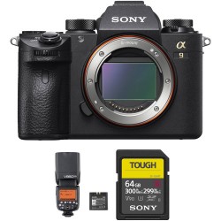 Sony Alpha a9 Mirrorless Digital Camera Body and Flash Kit