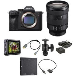 Sony Alpha a7R IV Mirrorless Digital Camera with 24-105mm Lens and Cine Kit