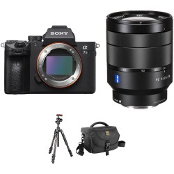 Sony Alpha a7 III Mirrorless Digital Camera with 24-70mm f/4 Lens and Tripod Kit