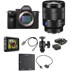 Sony Alpha a7 III Mirrorless Digital Camera with 24-70mm f/4 Lens Cine Kit