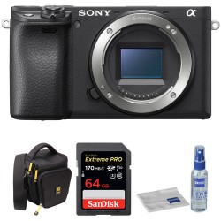 Sony Alpha a6400 Mirrorless Digital Camera Body with Accessories Kit