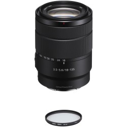 Sony E 18-135mm f/3.5-5.6 Lens with UV Filter Kit
