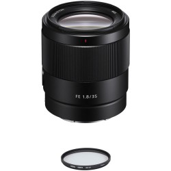 Sony FE 35mm f/1.8 Lens with UV Filter Kit