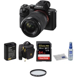 Sony Alpha a7 II Mirrorless Digital Camera with 28-70mm Lens and Accessories Kit