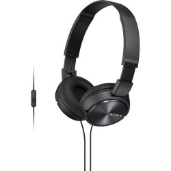 On-ear Headphones | Sony MDR-ZX310AP ZX Series Stereo Headset (Black)