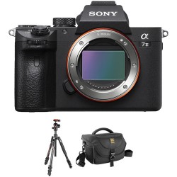 Sony Alpha a7 III Mirrorless Digital Camera Body with Tripod Kit