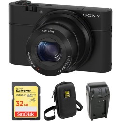 Sony Cyber-shot DSC-RX100 Digital Camera with Accessory Kit