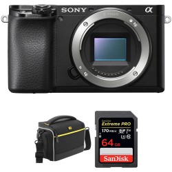 Sony Alpha a6100 Mirrorless Digital Camera Body with Accessories Kit