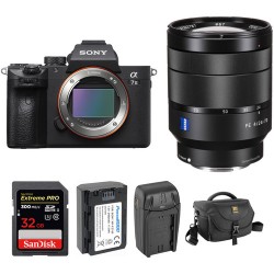 Sony Alpha a7 III Mirrorless Digital Camera with 24-70mm f/4 Lens and Accessory Kit