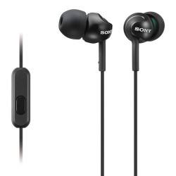 In-ear Headphones | Sony MDR-EX110AP Monitor Headphones for Android Devices (Black)