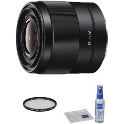 Sony FE 28mm f/2 Lens with UV Filter Kit