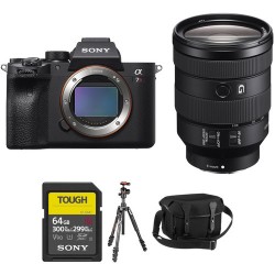 Sony Alpha a7R IV Mirrorless Digital Camera with 24-105mm Lens and Tripod Kit