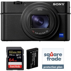 Sony Cyber-shot DSC-RX100 VII Digital Camera Deluxe Kit