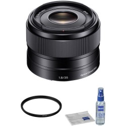 Sony E 35mm f/1.8 OSS Lens with UV Filter Kit