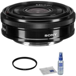 Sony E 20mm f/2.8 Lens with UV Filter Kit