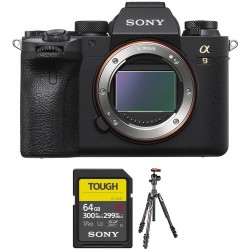 Sony Alpha a9 II Mirrorless Digital Camera Body with Tripod Kit