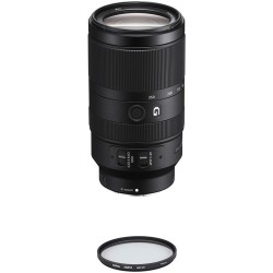 Sony E 70-350mm f/4.5-6.3 G OSS Lens with UV Filter Kit