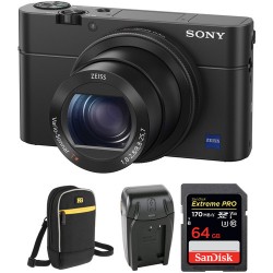 Sony Cyber-Shot DSC-RX100 IV Digital Camera with Free Accessory Kit