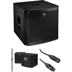 Electro-Voice XA1-Sub 12 Subwoofer Kit with Speaker Pole, Cable, and Cover