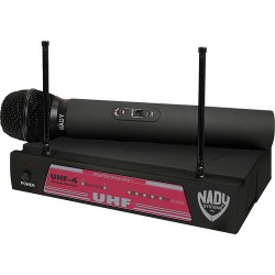 Nady UHF-4 Handheld UHF Wireless Microphone System