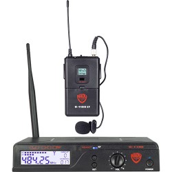 NADY | Nady U-1100 Single Receiver UHF Wireless System with 1 x LM-14/O Omnidirectional Lavalier Microphone