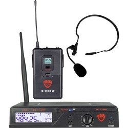 NADY | Nady U-1100/HM-3 UHF Omnidirectional Condenser Wireless System with 1 x HM-3 Headworn Microphone