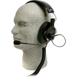 Dual-Ear Headsets | Remote Audio BCSHSEBC Communication Headset with Electret Boom Mic