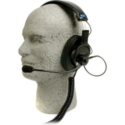 Dual-Ear mikrofonos fejhallgató | Remote Audio BCSHSEBC Communication Headset with Electret Boom Mic