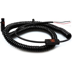 Dual-Ear Headsets | Remote Audio Coiled Headset Cable Hardwire Kit (2-7')