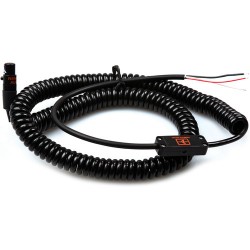 Dual-Ear mikrofonos fejhallgató | Remote Audio Coiled Headset Cable Hardwire Kit (2-7')