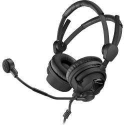 Dual-Ear Headsets | Sennheiser HMD 26-600-II-XQ On-Ear Stereo Broadcast Headset with 3-Pin XLR & TRS Connectors