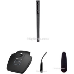 Sennheiser | Sennheiser MZH 36 Shotgun Microphone Capsule, Desktop Stand, and Short Gooseneck Kit
