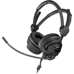 Intercom Kulaklıkları | Sennheiser HME26-II-100-8 Double-Sided Broadcast Headset with Omnidirectional Mic & Unterminated Cable