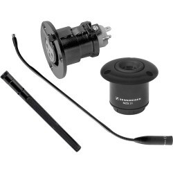 Sennheiser | Sennheiser IS Series Gooseneck Microphone Package - Includes: MZH-3042 Gooseneck, MZT-30 XLR Flange, MZS-31 Shock-mount and ME36 Mini-Shotgu
