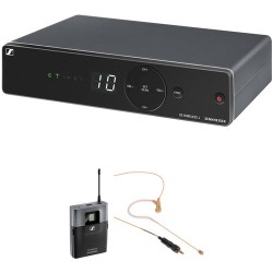 Sennheiser | Sennheiser XSW1 Wireless Earset Microphone System Kit (Beige, A: 548 to 572 MHz)