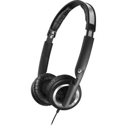 On-ear Headphones | Sennheiser PX 200-IIi On-Ear Stereo Headphones with Microphone (Black)