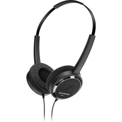 On-ear Headphones | Sennheiser HP 02-140 Lightweight On-Ear Headphones with 3.5mm Stereo Right-Angle Connector (20-Pack)