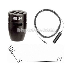 Sennheiser | Sennheiser ME34 Ceiling Mount Package - Includes: ME34 Mini Microphone Capsule, MZH30 Ceiling Mount and MZC30 Kevlar Reinforced Cable